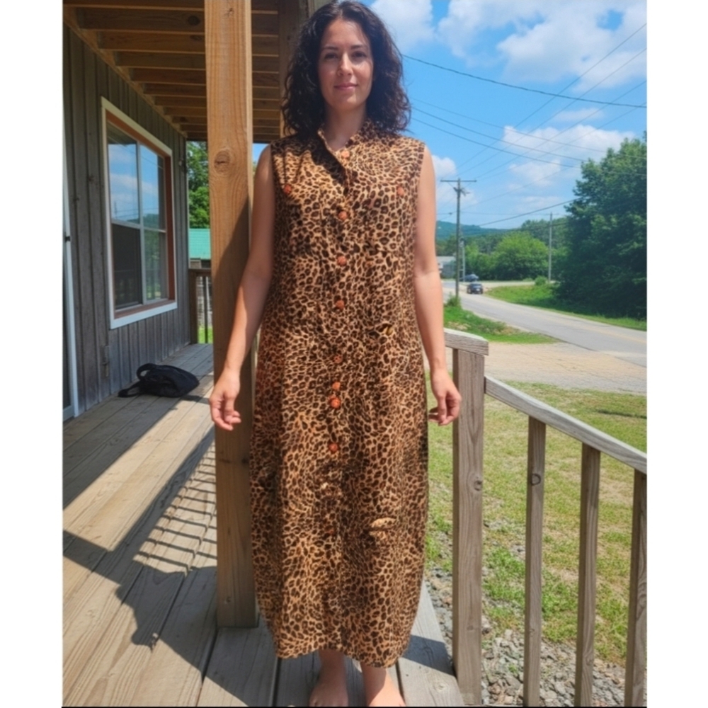 Olivia Rose Animal Print Dress, 10M, EUC✔️